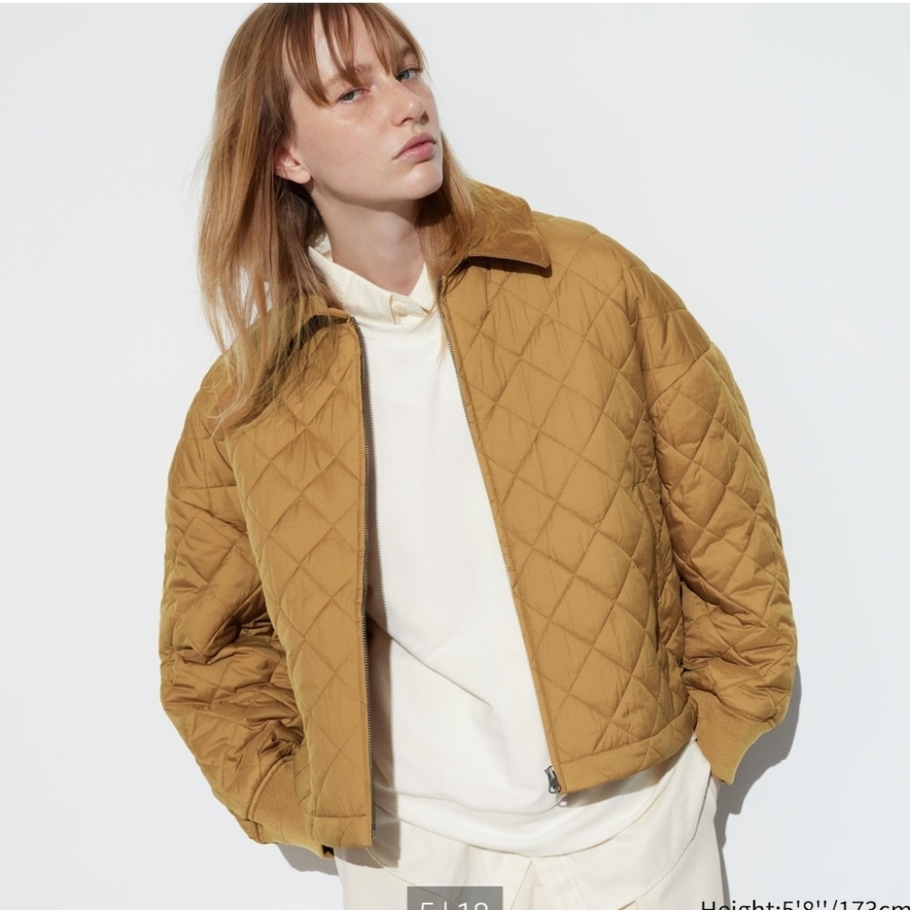 Uniqlo Jacket with corduroy collar